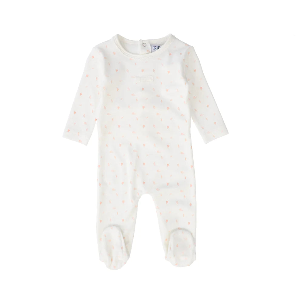 KIPP PINK LEAF FOOTIE