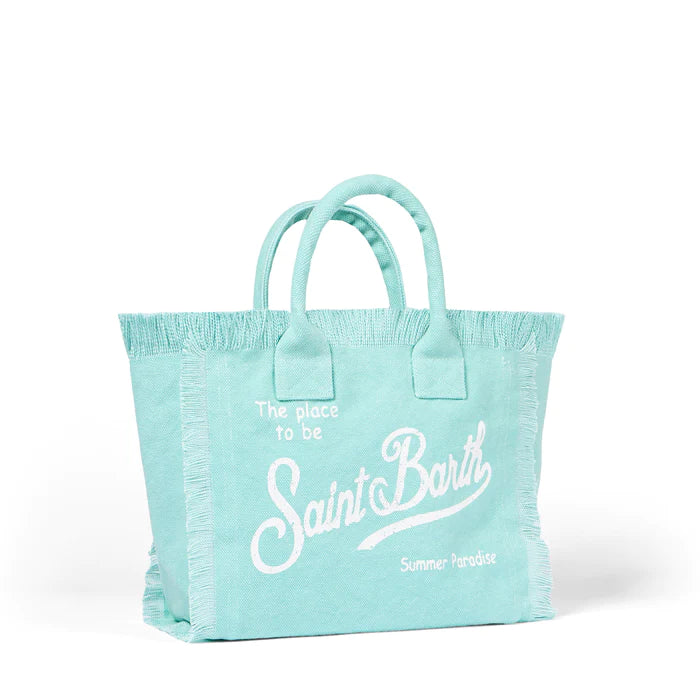 MC2 SAINT BARTH Colette cotton canvas handbag