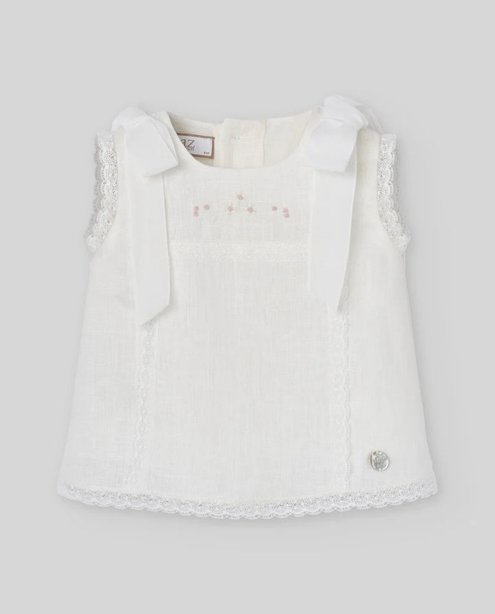 PAZ RODRIGUEZ Short-dress + bloomers set ALEGRA