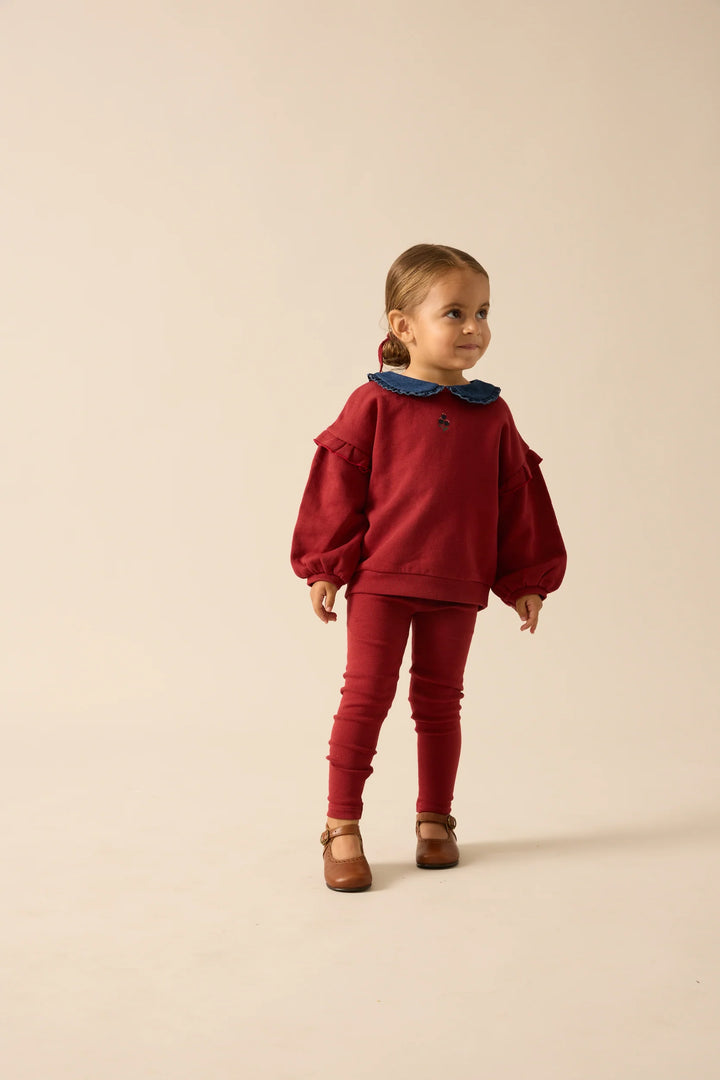 LIL LEGS Sweet Campaign Toddler Ruffle Sweatshirt Set