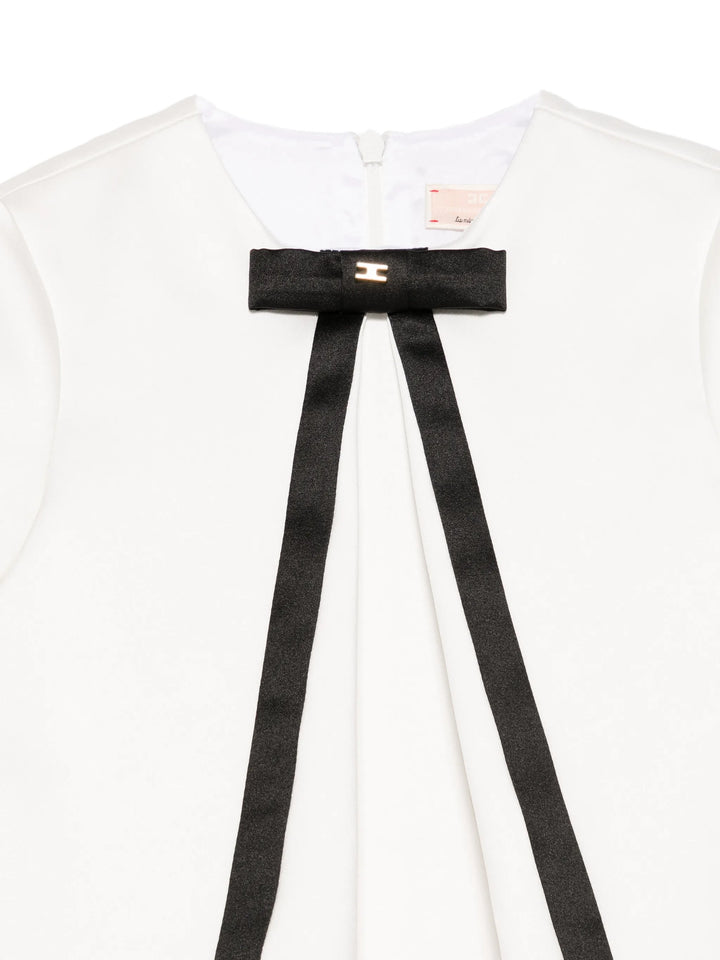 Elisabetta Franchi La Mia Bambina bow-detail dress