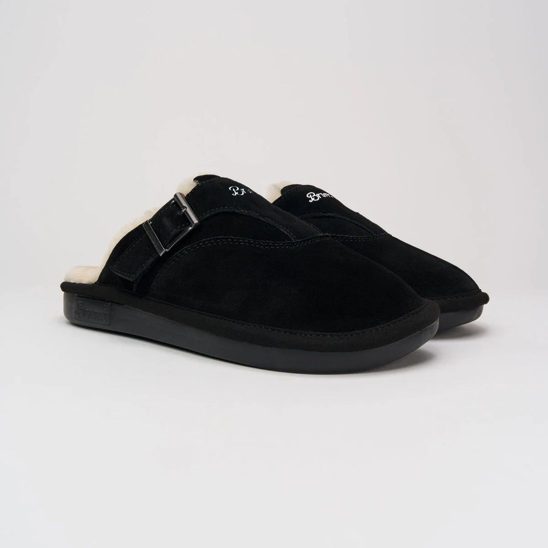 BRUNCH Amour Shearling Suede | Black
