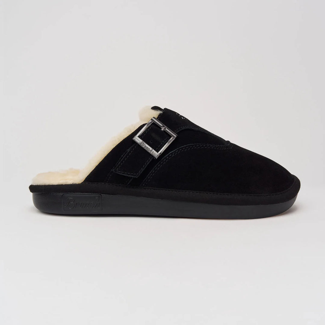BRUNCH Amour Shearling Suede | Black