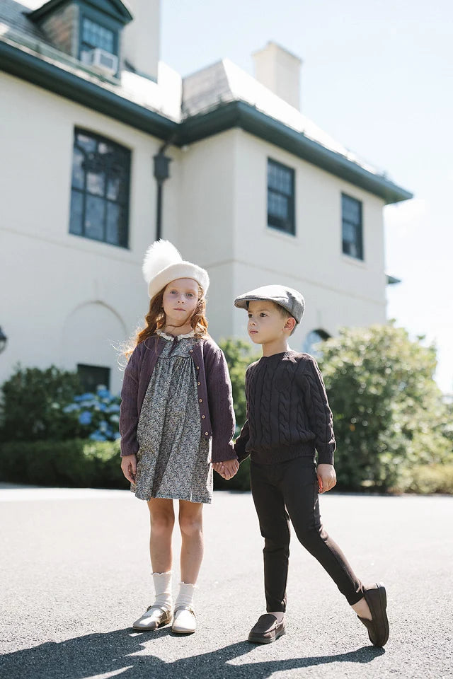 LIL LEGS Home Garden Laced Trimmed Dress