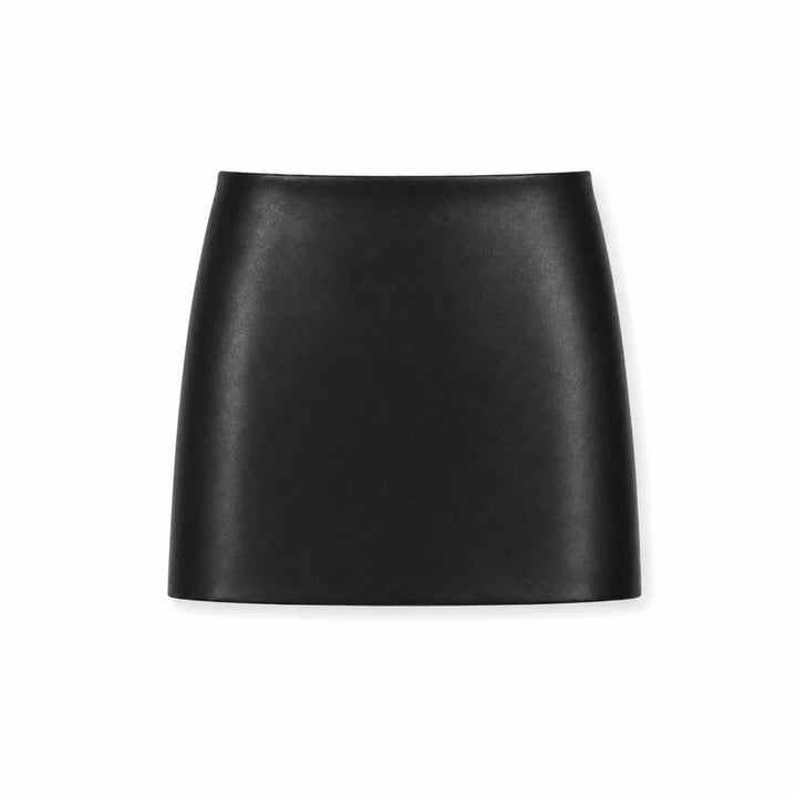 THEME NYC Sara NAVY Vegan Leather Mini