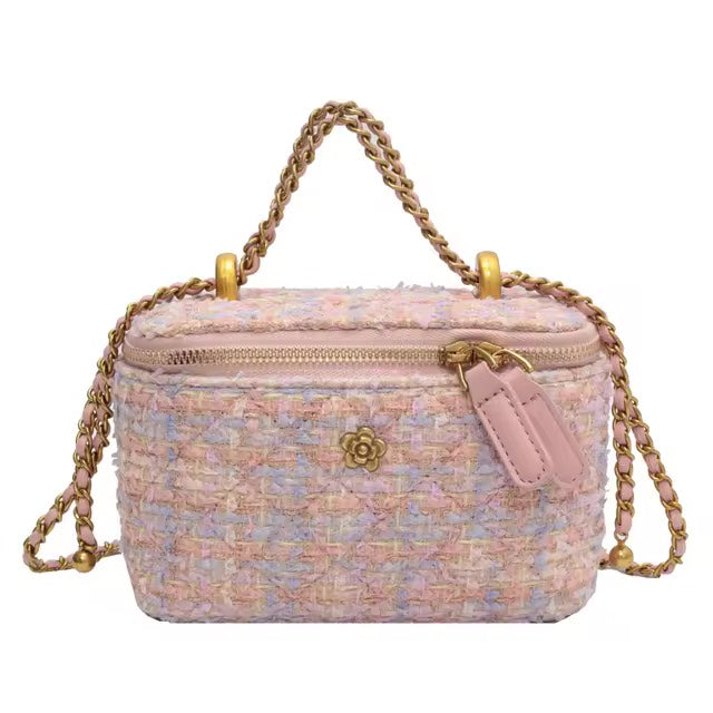 Ce ce co pink tweed bag