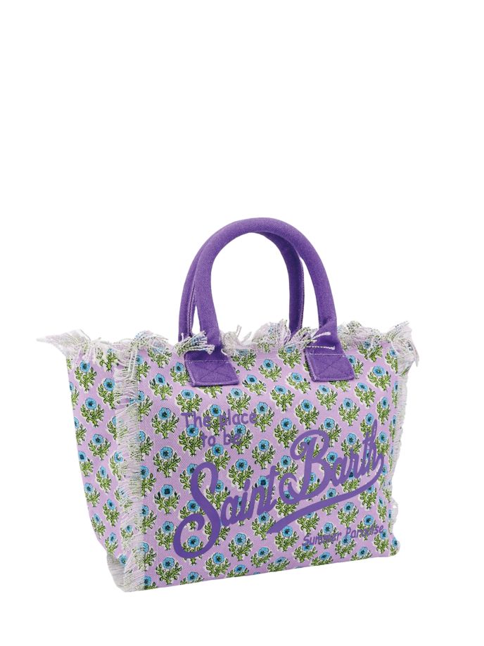 MC2 SAINT BARTH RADICAL FLOWERS COTTON COLETTE HANDBAG