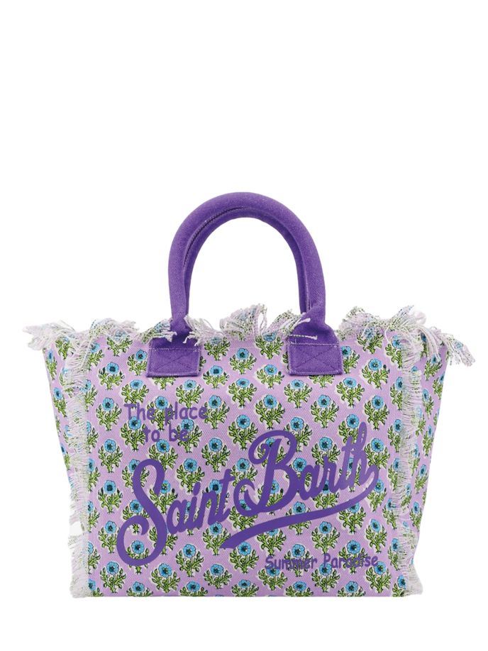 MC2 SAINT BARTH RADICAL FLOWERS COTTON COLETTE HANDBAG