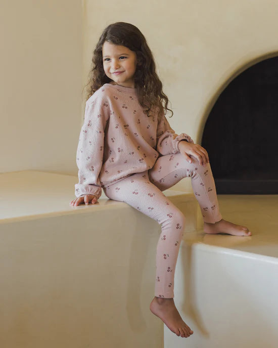 Rylee + Cru  Spongey Knit Set || Blossom