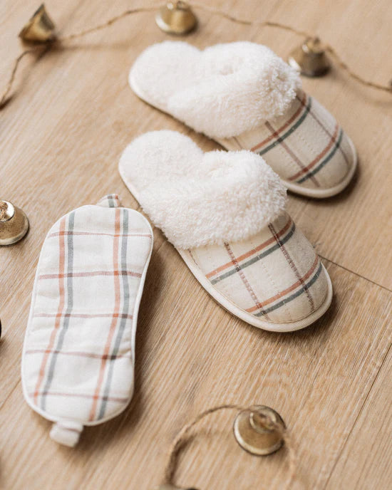 Rylee + Cru  Slippers || Holiday Plaid