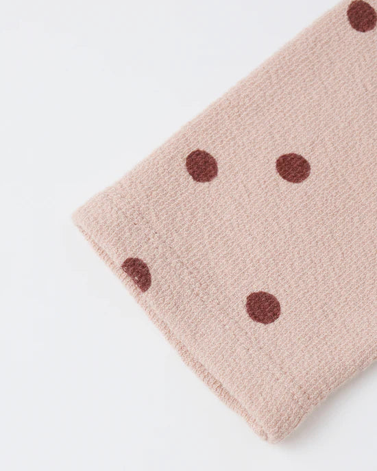 Rylee + Cru Polka Dot Knit Top & Leggings Set