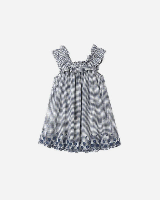 Rylee + Cru  Lennon Dress Marine Gingham