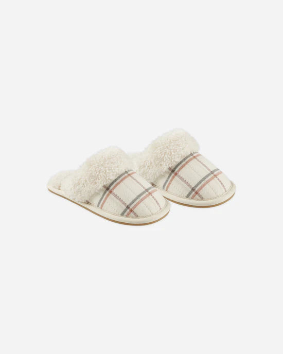 Rylee + Cru  Slippers || Holiday Plaid