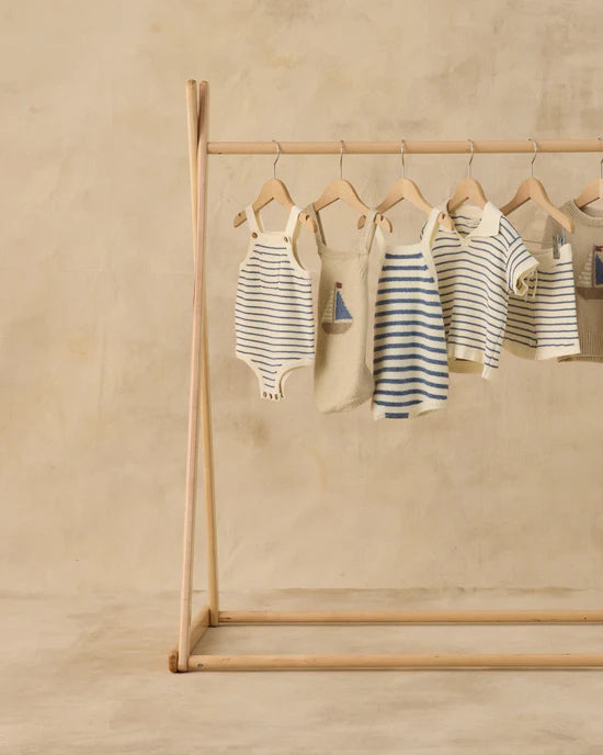 Rylee + Cru  Fisher Romper Sailboat