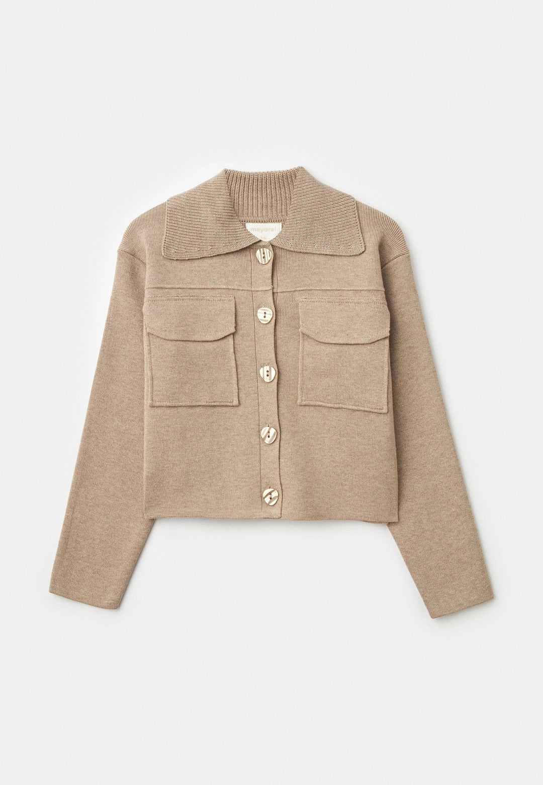MAYORAL BEIGE KNITTED JACKET