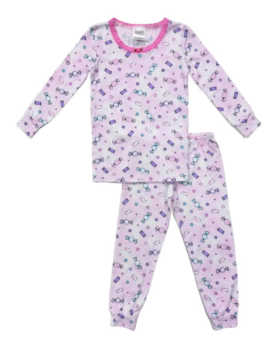 ESME PJ SET PINK CANDY