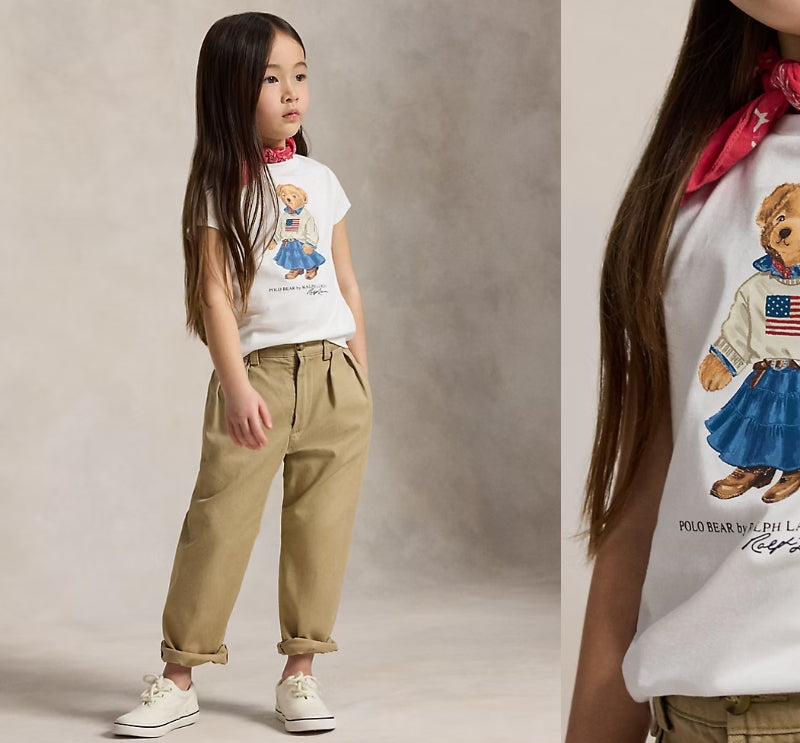 Polo Bear Cotton Jersey Tee