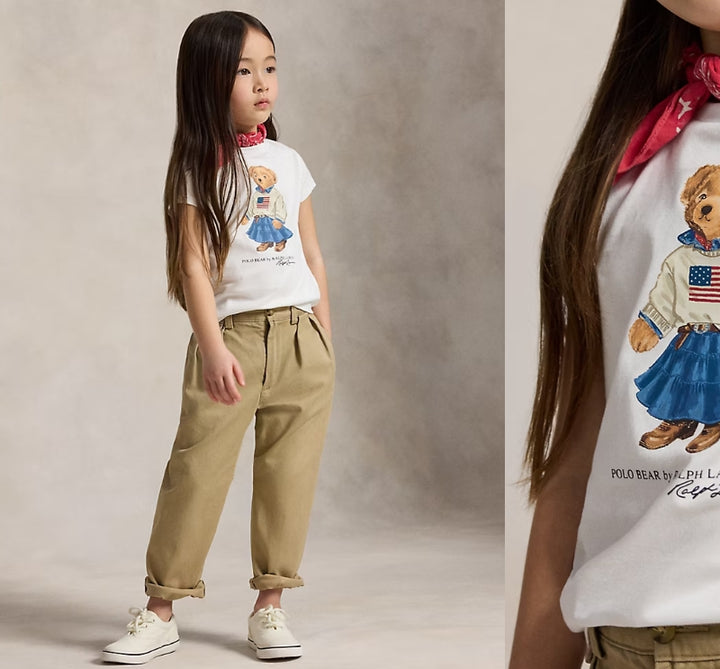 Polo Bear Cotton Jersey Tee