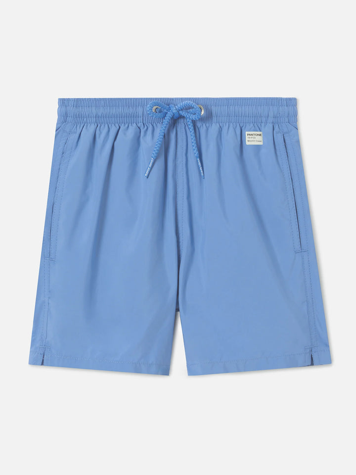 MC2 SAINT BARTH Jean Lighting Pantone swim shorts solid DUSTY BLUE