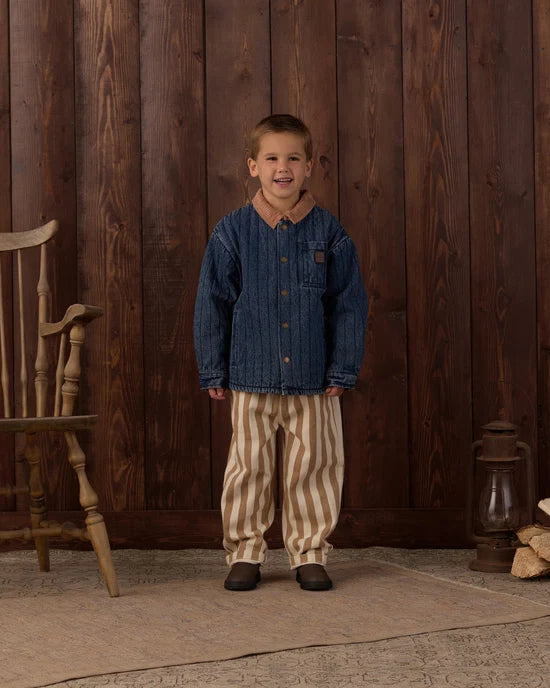 Rylee + Cru  Nashville Quilted Jacket Indigo