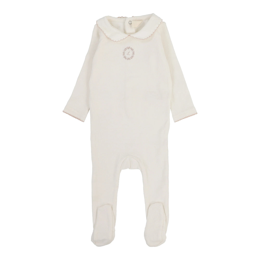 LILETTE BY LILLEGS Emblem Embroidered Footie