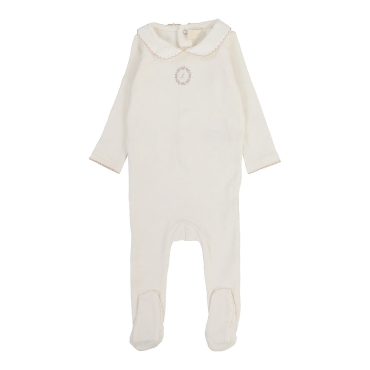 LILETTE BY LILLEGS Emblem Embroidered Footie
