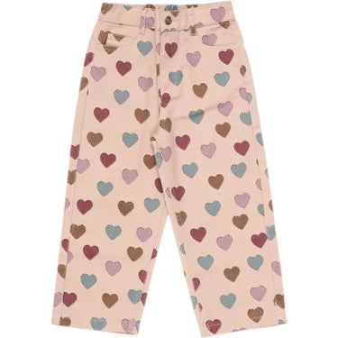 ELAINE KIDS' PANT HEARTS PRINT