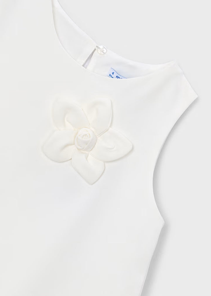 MAYORAL Girl Flower Applique Dress