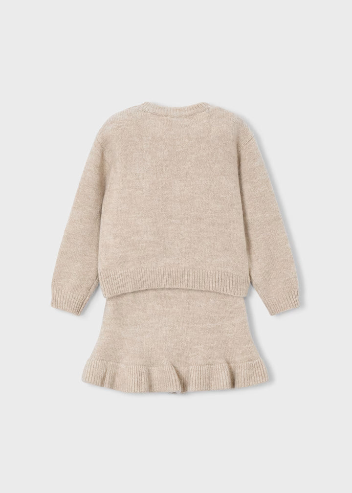 Mayoral Girl Knit Sweater and Skirt Set