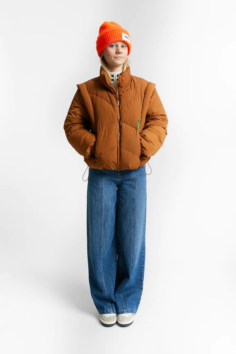 THE NEW SOCIETY OWINGS PUFFER JACKET CAMEL