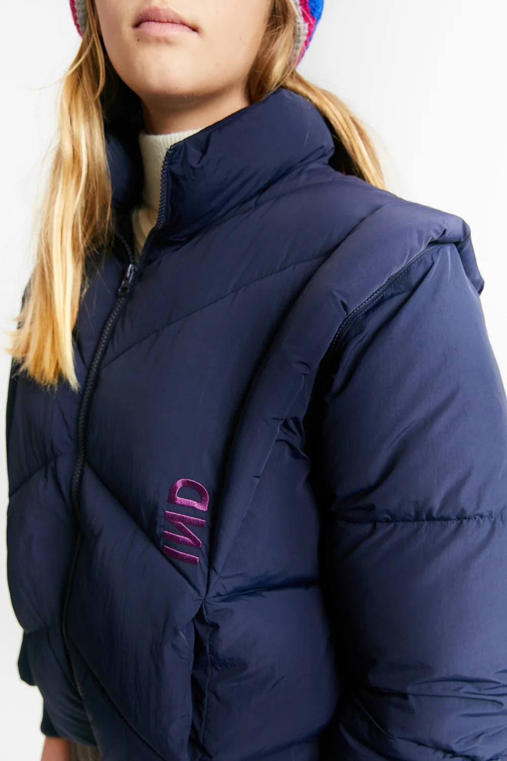 INDEE OWINGS PUFFER JACKET NAVY