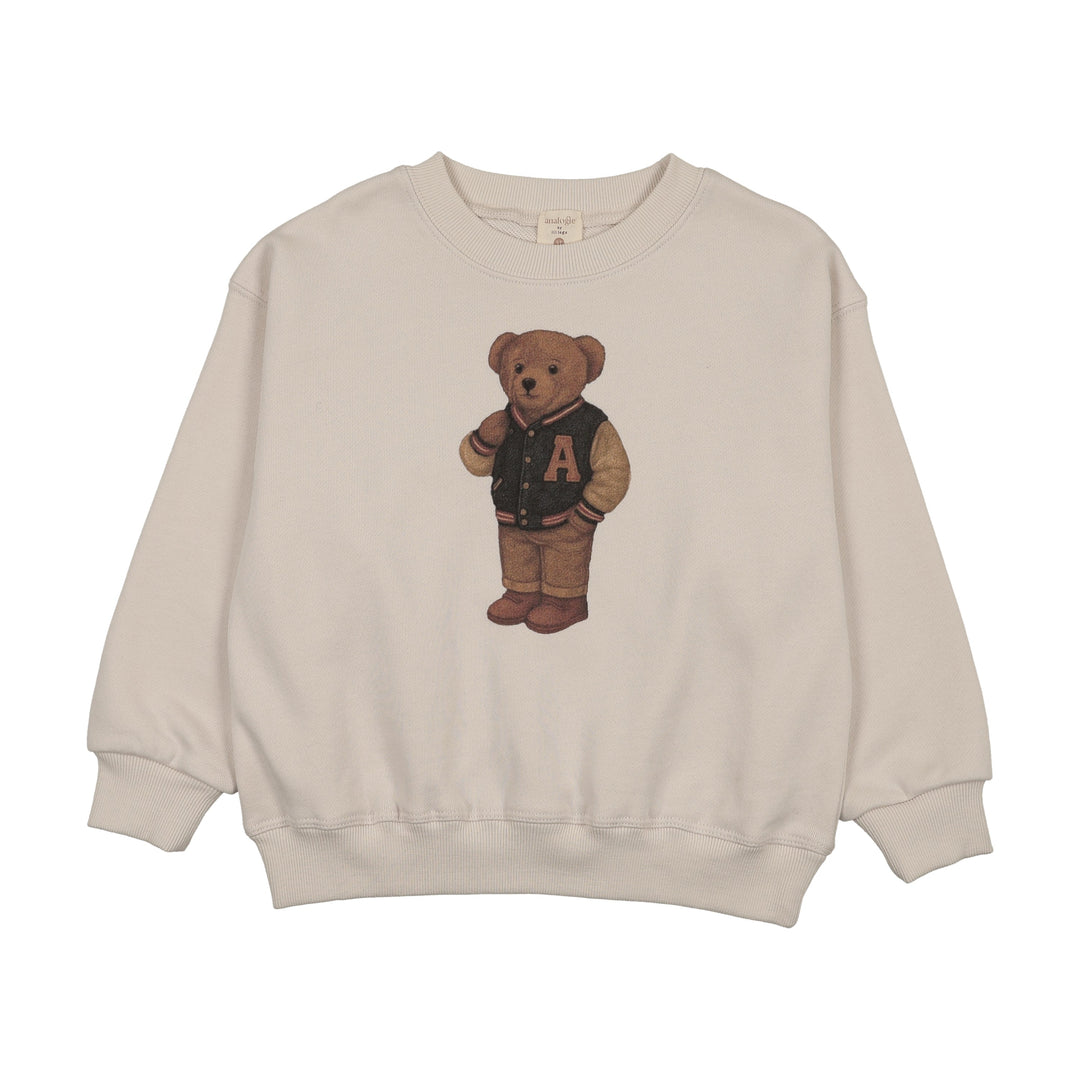 LIL LEGS Varsity Bear Sweatshirt Boy