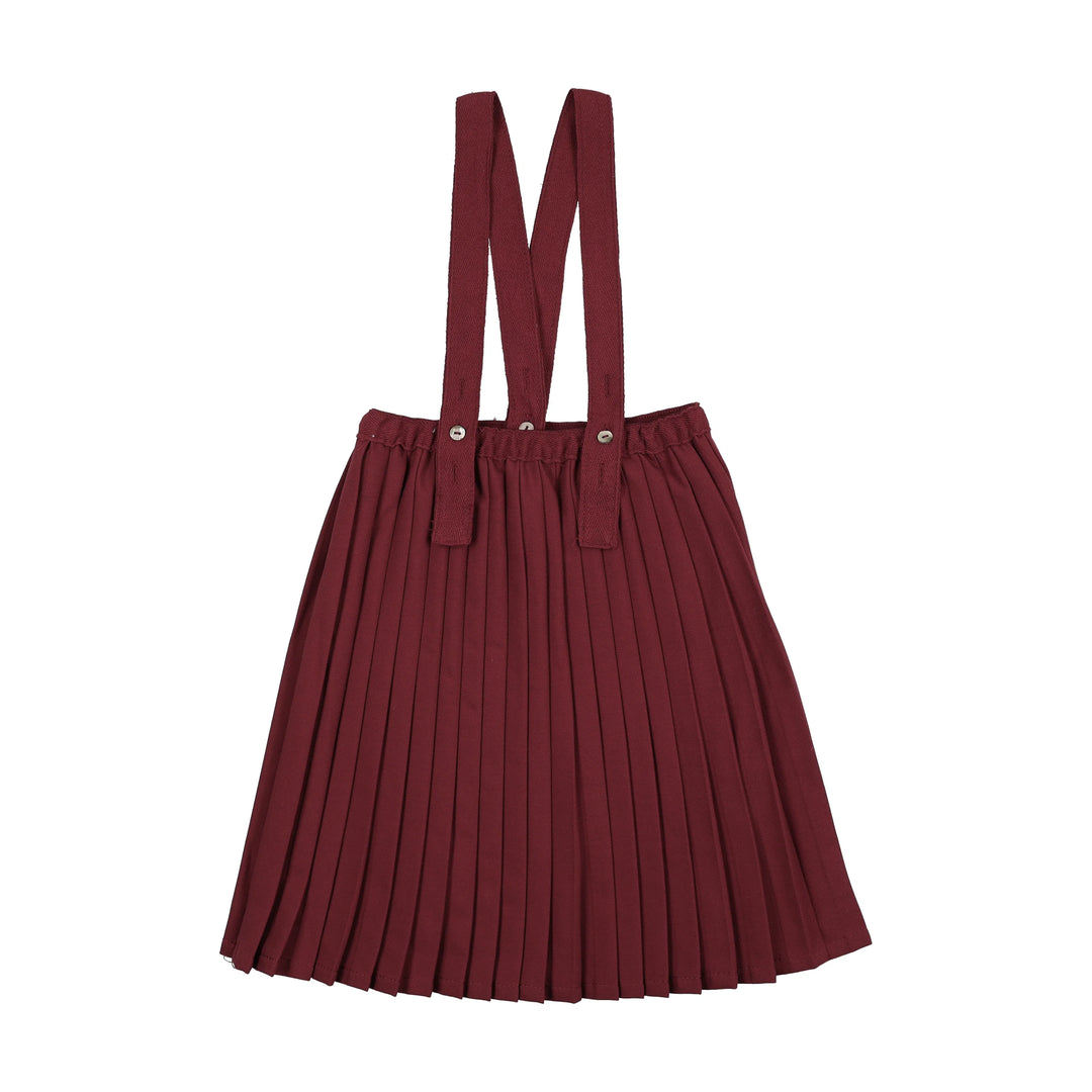 LIL LEGS Knife Pleated Suspender Skirt