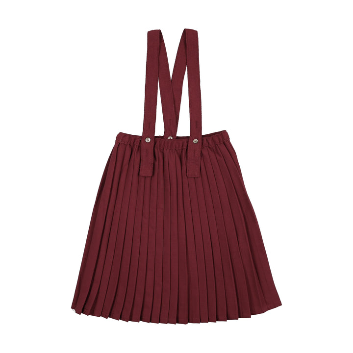 LIL LEGS Knife Pleated Suspender Skirt