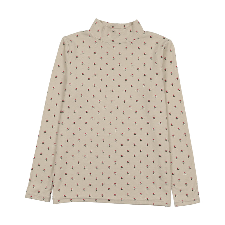 LIL LEGS Sweet Campaign Printed Mockneck