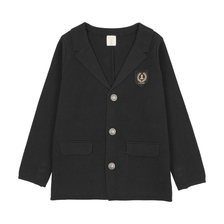 LIL LEGS CREST KNIT BLAZER