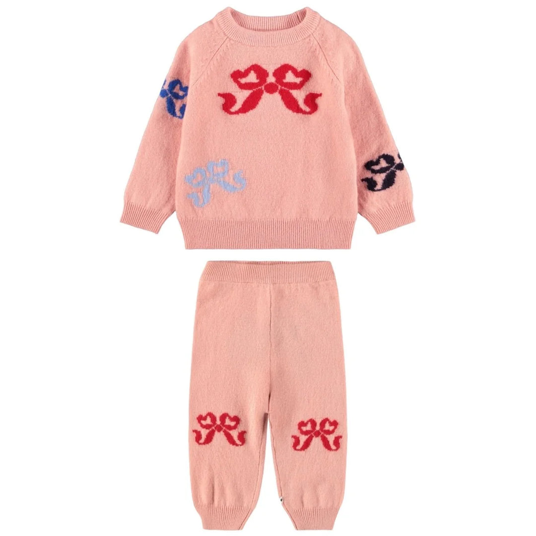 MOLO Mellow Rose Knitted Sweatshirt And Sweatpants Set
