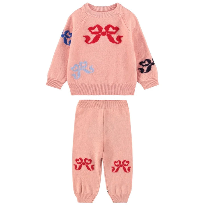 MOLO Mellow Rose Knitted Sweatshirt And Sweatpants Set