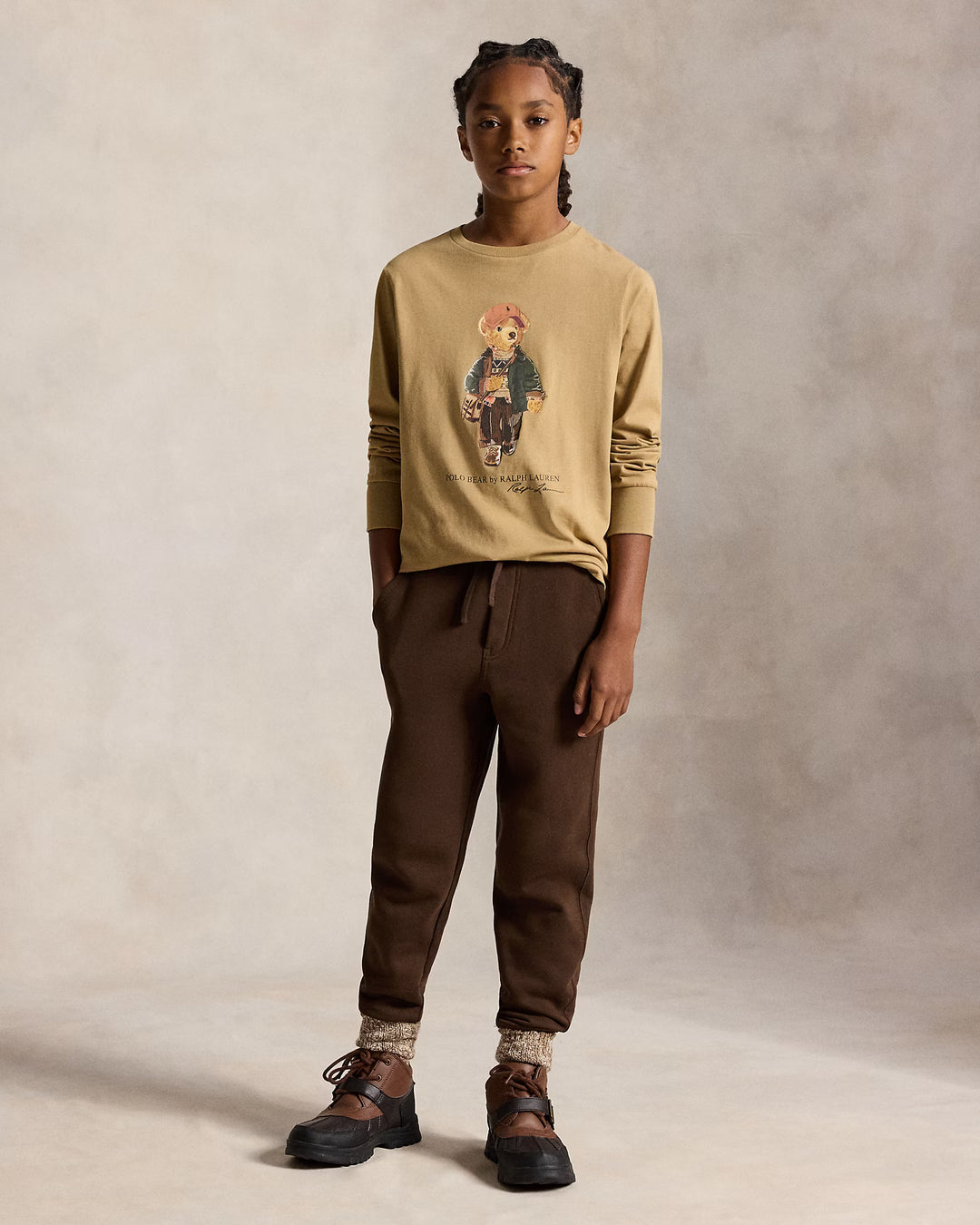RALPH LAUREN Polo Bear Cotton Jersey Tee