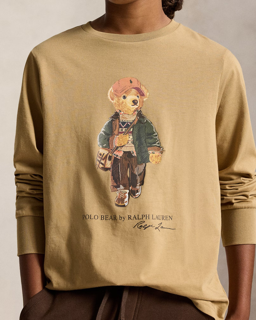 RALPH LAUREN Polo Bear Cotton Jersey Tee