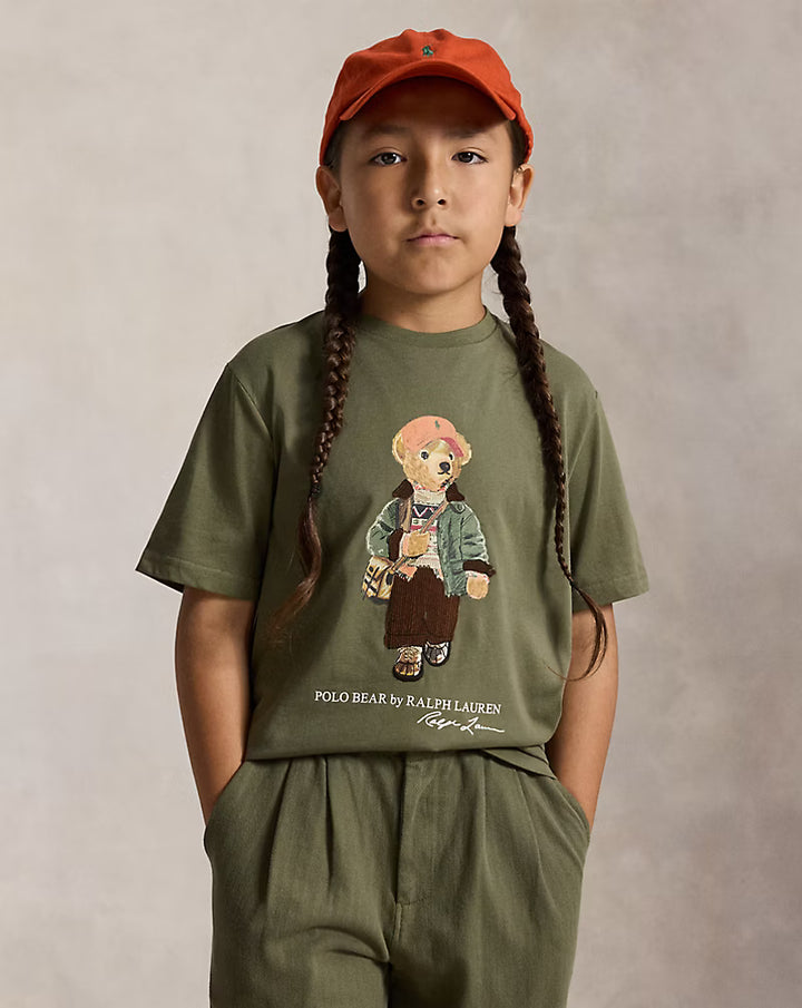 RALPH LAUREN POLO BEAR COTTON JERSEY TEE