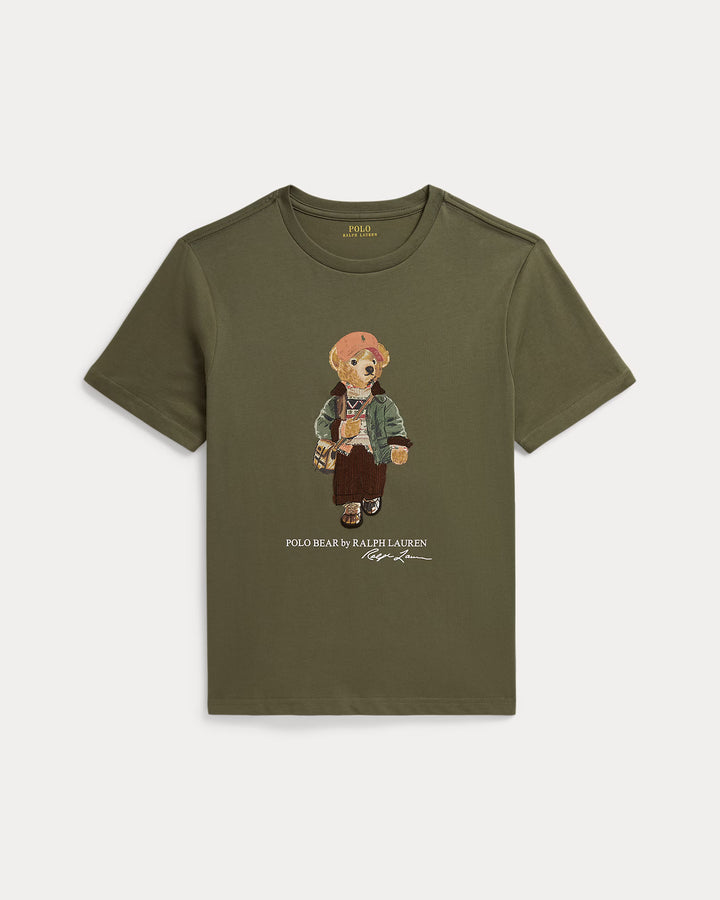 RALPH LAUREN POLO BEAR COTTON JERSEY TEE